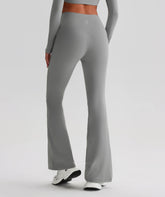 EcoLuxe Flare Leggings ELCK006-GY - LomanRay Active